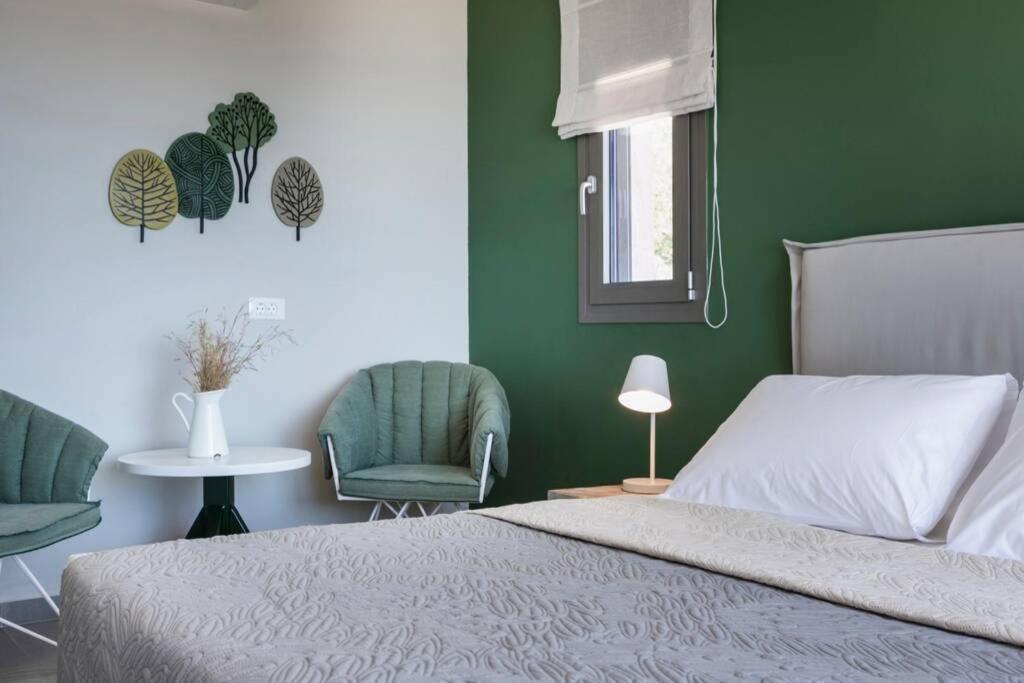 Color Villas-New Villa Green At Trapezaki With Private Pool Mousata Екстериор снимка